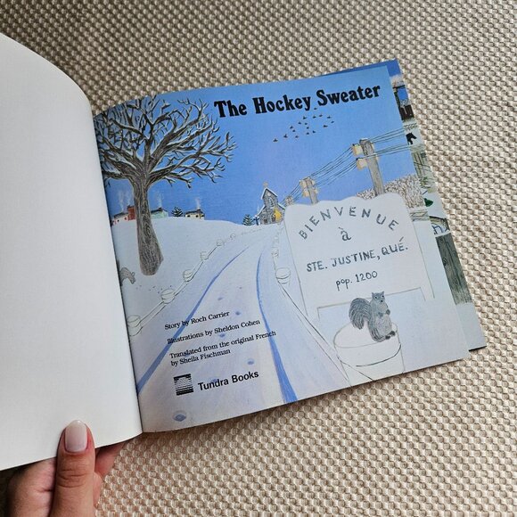 4/$40 Vintage The Hockey‎ Sweater - Roch Carrier - Paperback - Picture 2 of 4